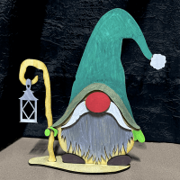 Gnome de jardin de Noël